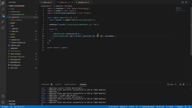 Building the Metaverse: Ultimate react three fiber course - Lights смотреть онлайн