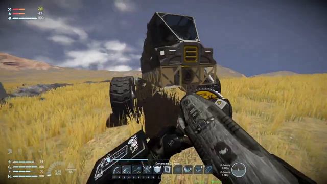 Space Engineers Hardcore Survival Ep4 Found proper iron and rover design work. смотреть онлайн