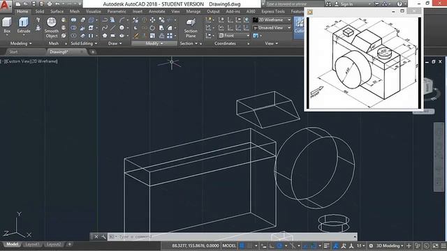 Como hacer una cámara en AutoCAD 3D смотреть онлайн
