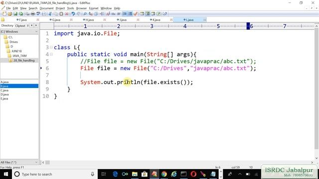 JAVA FILE HANDLING ~ PART - 8 смотреть онлайн