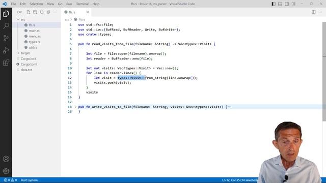 125. 16.5 Reading and writing data in a file смотреть онлайн