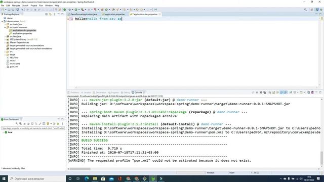 Utilizando Profiles e configuração externa no Spring Boot! Muito útil e poderoso!! смотреть онлайн