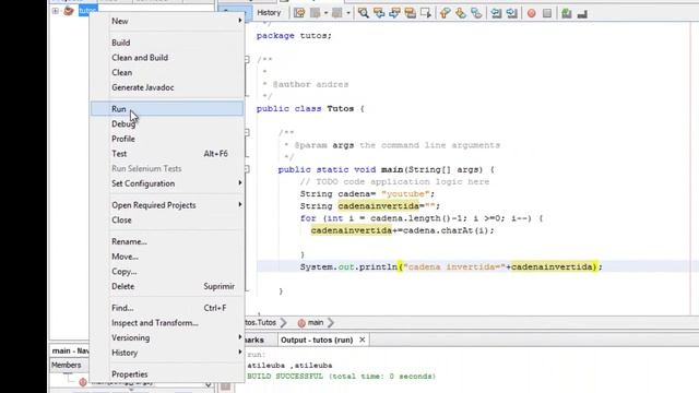 invertir cadena en java tutorial paso a paso REVERSE StringBuilder смотреть онлайн