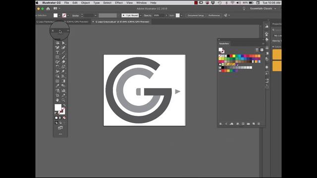 Adding Color to Logo in Illustrator смотреть онлайн