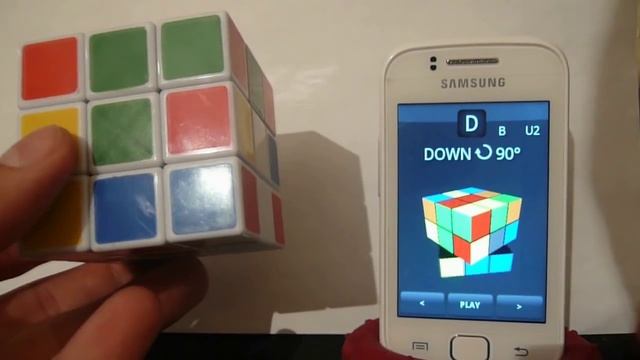 Как собрать кубик рубика при помощи android ? смотреть онлайн