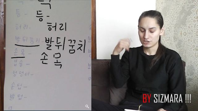 Sizmara's Korean #12 - სხეულის ნაწილები