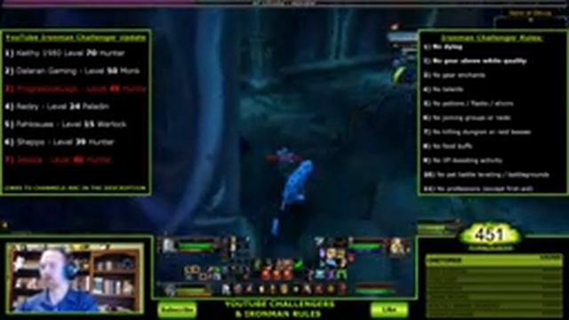 Warcraft (WoW) Ironman Challenge - Level 69 - 71 смотреть онлайн