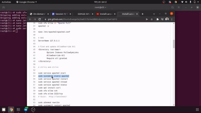 How to install Laravel Using Lamp stack on linux смотреть онлайн