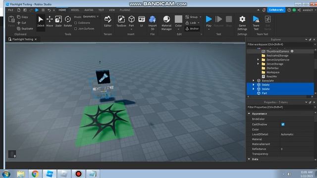 How to make a advanced Flashlight On ROBLOX STUDIO [TUTORIAL!!!] смотреть онлайн