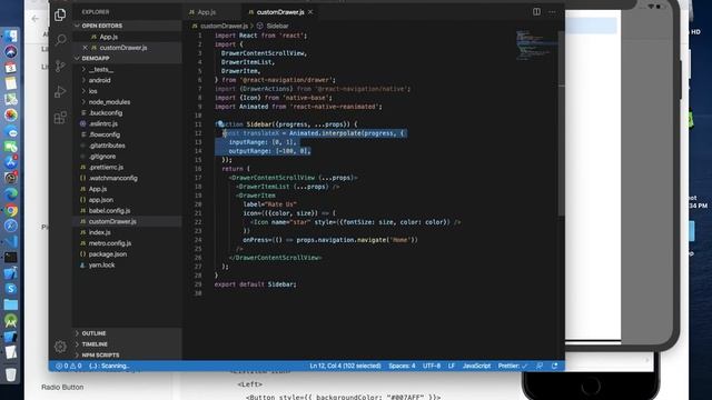 #29 React Native Custom Drawer Navigator | React Navigation 5 смотреть онлайн