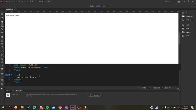 How To add Lines Dreamweaver Tutorial смотреть онлайн