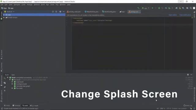 WebView App || Change Logo and Splash Screen in Android Studio смотреть онлайн