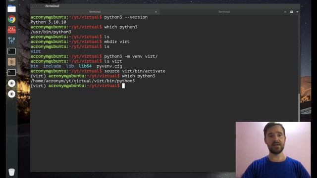 Venv vs Virtualenv. Installation, activation. Advantages. Python virtual environments. смотреть онлайн