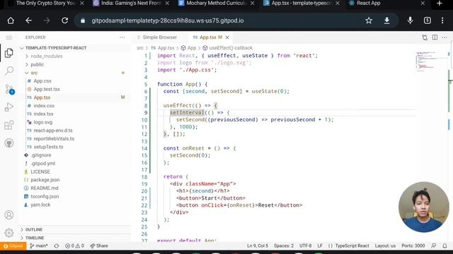 Mock interview - React frontend interview смотреть онлайн