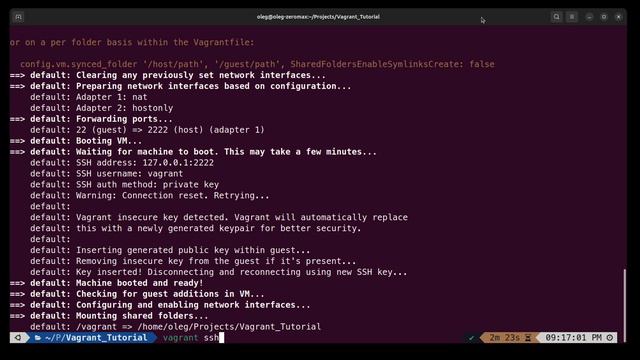 Установка виртуального сервера с помощью Vagrant смотреть онлайн