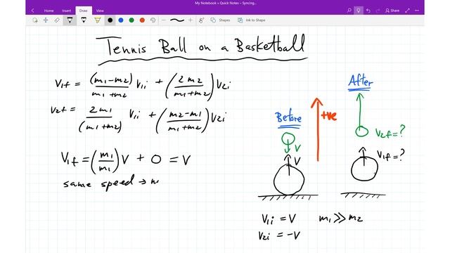 Tennis ball and basketball drop physics смотреть онлайн