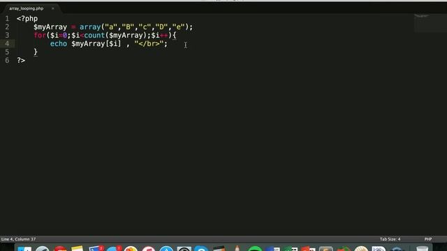 PHP & MySQL Tutorial 25 - Looping through arrays смотреть онлайн