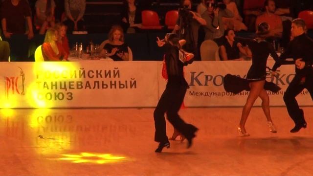 Горышев Василий - Гневушева Мария Чемпионат РТС Молодежь 1 Латина 1/2 Самба смотреть онлайн