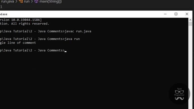 Java Comments | Tutorial in Tamil | Tamil Programmer смотреть онлайн