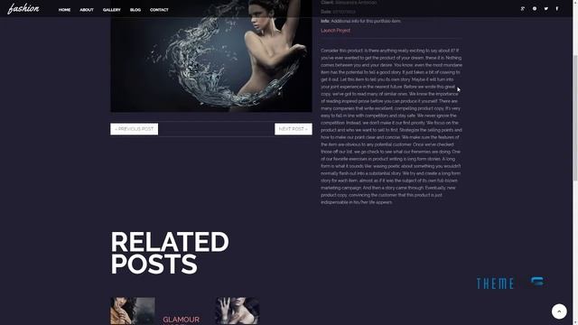 Fashion Spot WordPress Theme TMT | Free Template Levi Isadore смотреть онлайн