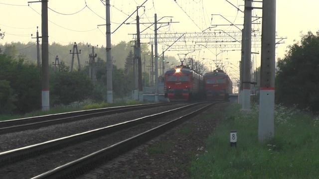 Электропоезда ЭР2Т-7148, ЭР2Т-7109/7105 смотреть онлайн
