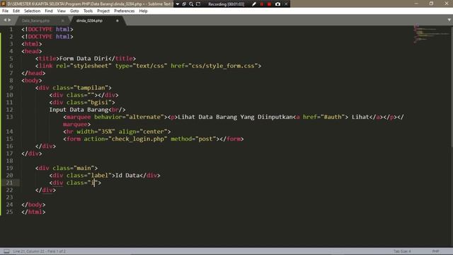 Program PHP input Data - 4 смотреть онлайн