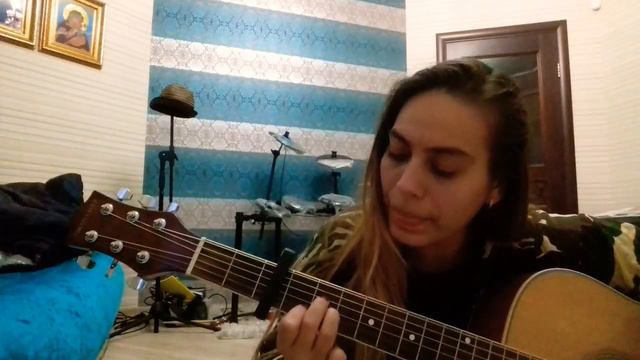 Цой-Кукушка. Обучение на гитаре. Легкие аккорды. смотреть онлайн
