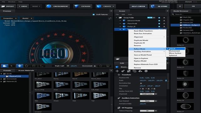 Анимация логотипа| Element 3d  | After Effects** **| Logo Animation | Element 3d  | After Effects