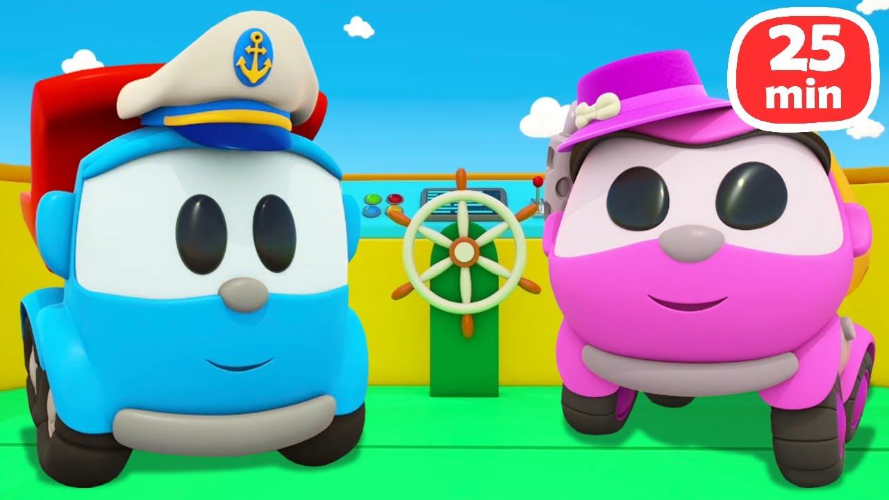 Развивающие мультики для детей ️ Грузовичок Лева собирает паром, гидроплан и катер! смотреть онлайн