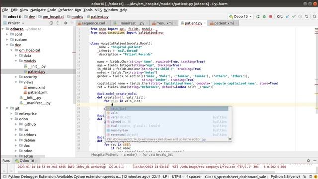 Sequential Value | Search View | Inherit Create Method | No Update Attribute | Odoo 16 Development смотреть онлайн