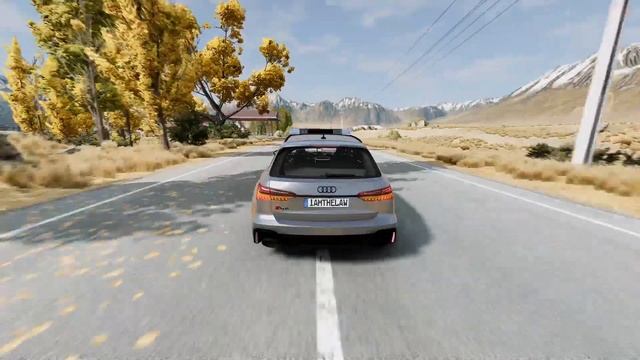 Destrozando Audi RS6 C8 sin dejar de Acelerar - BeamNG Drive смотреть онлайн