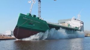 Верфь | Спуск судна | Arklow Coast