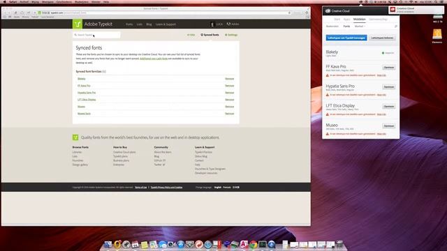 Adobe CC (Creative Cloud) - Typekit font 'already installed' Error (Mac) смотреть онлайн