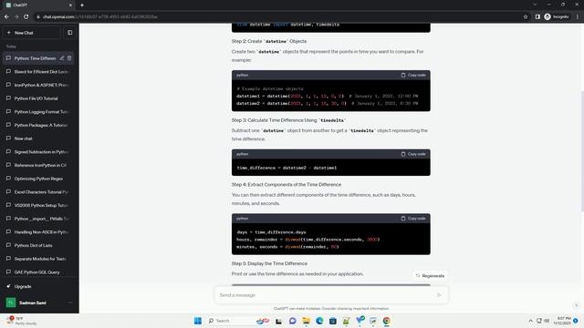 How do I find the time difference between two datetime objects in python смотреть онлайн