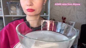 ASMR wet crunch of chalk/ хруст мокрым мелом в пасте😋#asmr #crunchy #chalkeating #clay