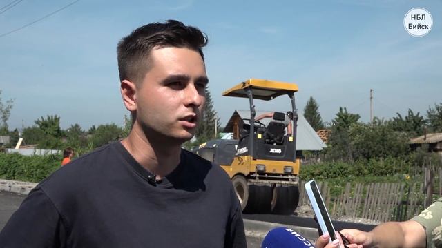 НБЛ В Бийске активно реализуется нацпроект "Безопасные качественные дороги" смотреть онлайн