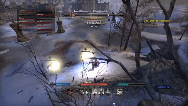 Elder Scrolls Online PVP Ps4 Templar NooB Gameplay смотреть онлайн