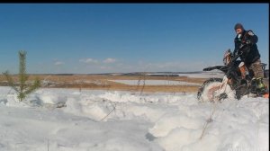 Рейсер пантера 300. эндуро покатушки по снегу