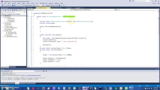 C# websockets with IIS Server in 5 minutes смотреть онлайн