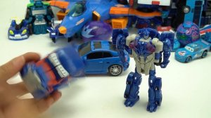 Optimus Prime Blue Car Transformers Hellocarbot Tobot Color тобот #трансформеры Truck Car Robot Toy