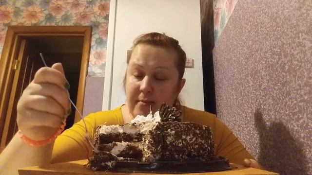 Мукбанг Торт???пальчики оближешь??? смотреть онлайн