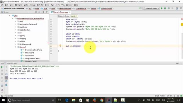 Selenium Java Webdriver - Java Primitive Data Type смотреть онлайн