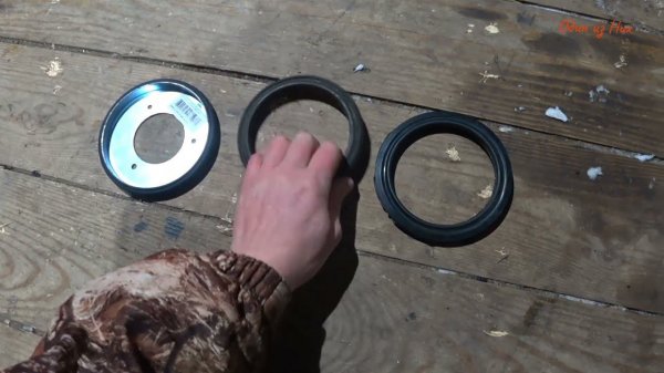 Устанавливаю фрикционный диск вместо кольца на снегоуборщике Huter.