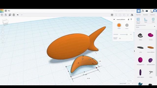 Tinkercad Tutorial - Fish 3D
