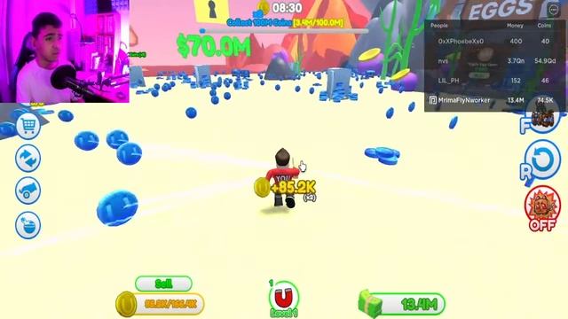 Unlocking the 7M CORAL REEF and 70M VOLCANIC FIELD Areas in Magnet Simulator 2 (Roblox) смотреть онлайн