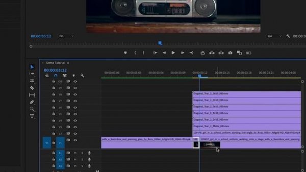 Paper Rip Matte Transitions and Texture in Adobe Premiere Pro