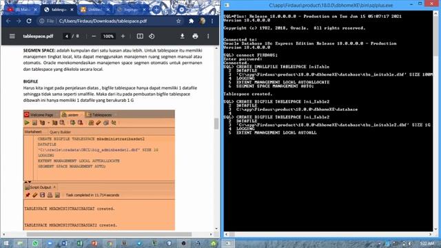 Tablespace - Workshop Administrasi Basis Data смотреть онлайн