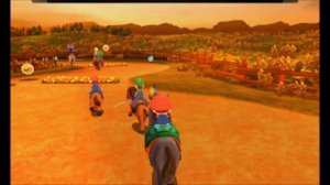 Mario Sports Superstars - All Characters Gameplay (Horse Racing)