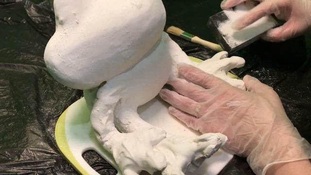 САДОВАЯ ФИГУРА? ИЗ МЯГКОЙ ИГРУШКИ И ГИПСА СВОИМИ РУКАМИ ? смотреть онлайн