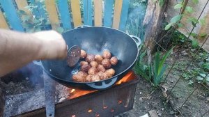 ВКУСНАЯ КАРТОШКА С МЯСОМ И ОВОЩАМИ В КАЗАНЕ НА КОСТРЕ